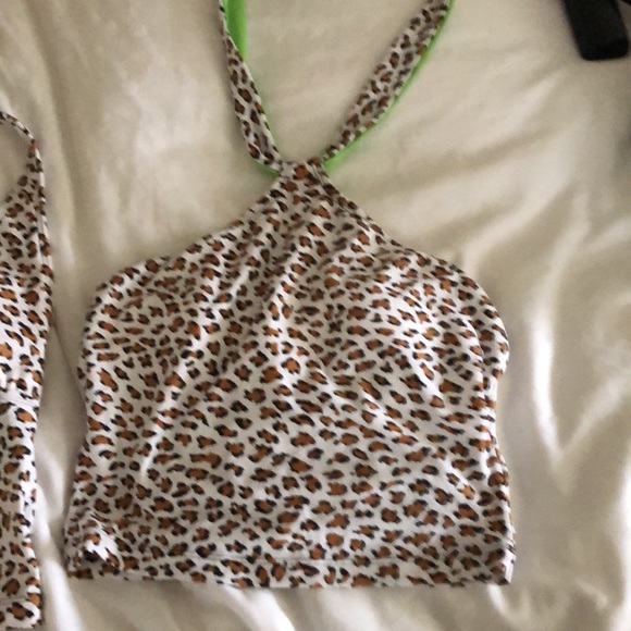 Rebel Beach Swim Suit - sz LG with 2 sz MD tops - Picture 4 of 12